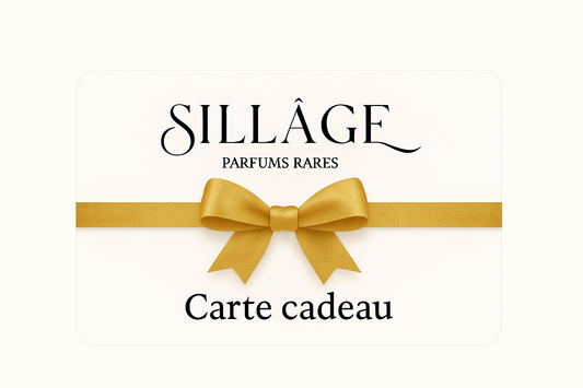 Carte Cadeau SILLÂGE – Offrez la liberté d’un choix unique